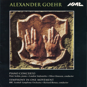 Alexander Goehr: Piano Concerto, Symphony In One Movement
